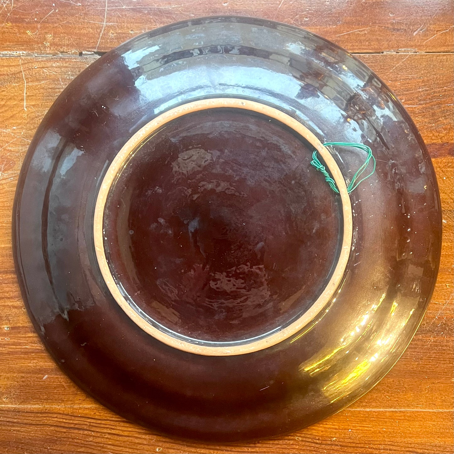 Dekorativt Stort Keramik Fat