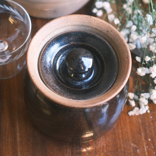 Keramik Burk med Lock