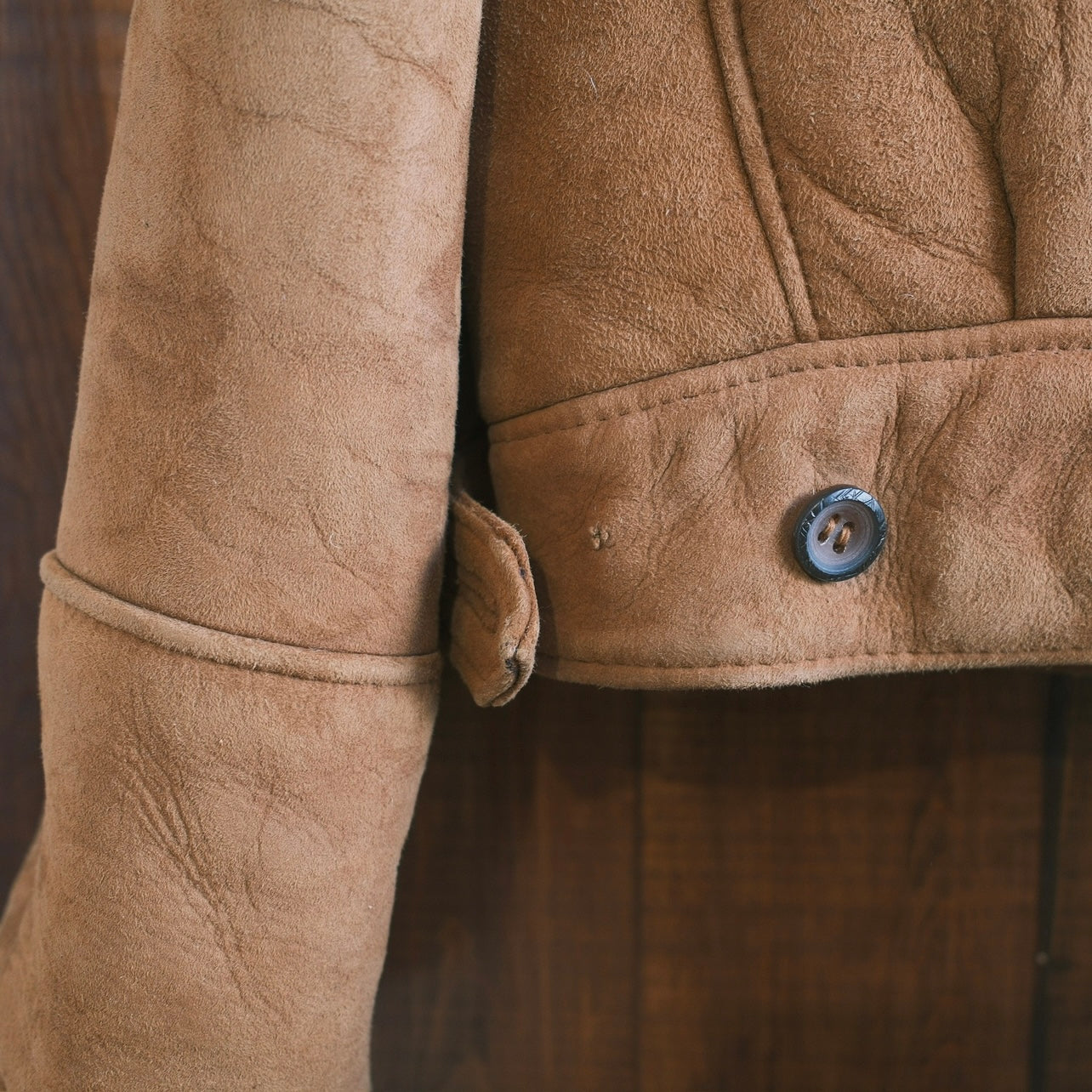 Shearling Jacka Kort