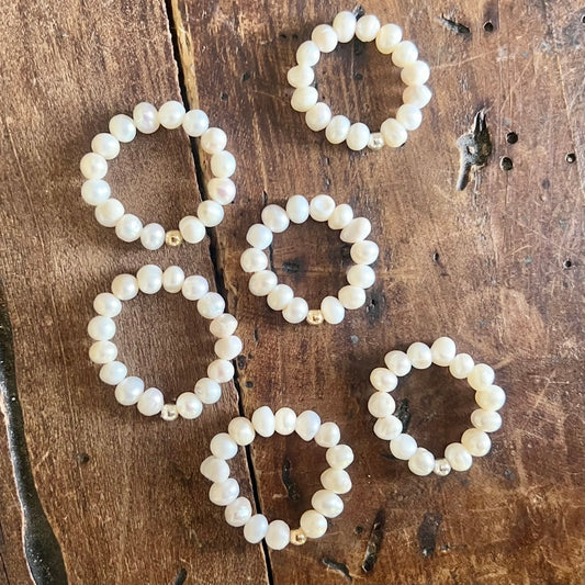 Ring med Sötvattenspärlor