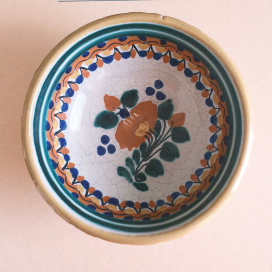 Mexikansk Handmålad Skål