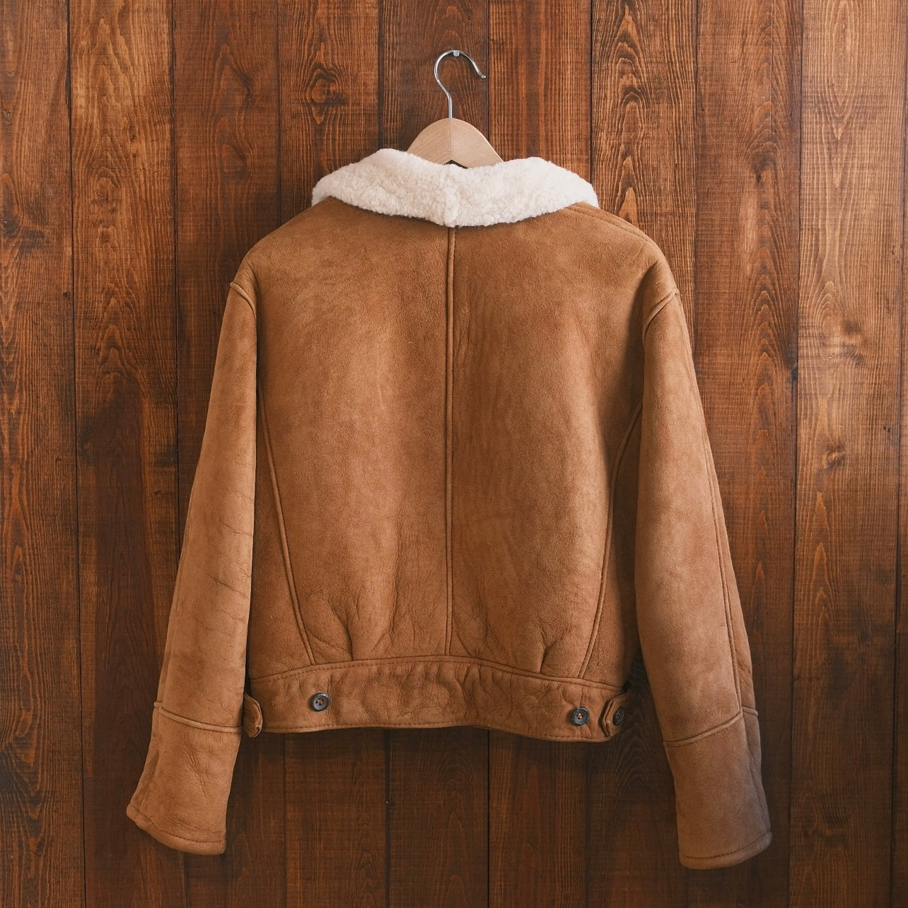 Shearling Jacka Kort