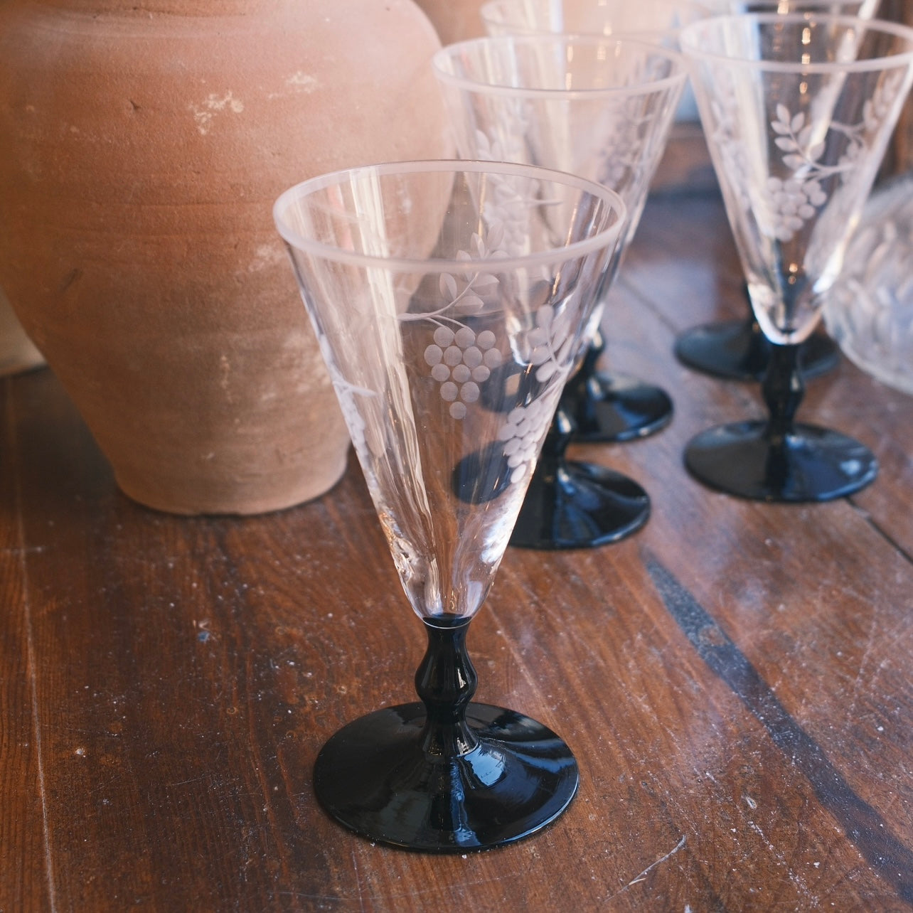 Stora Champagne Glas