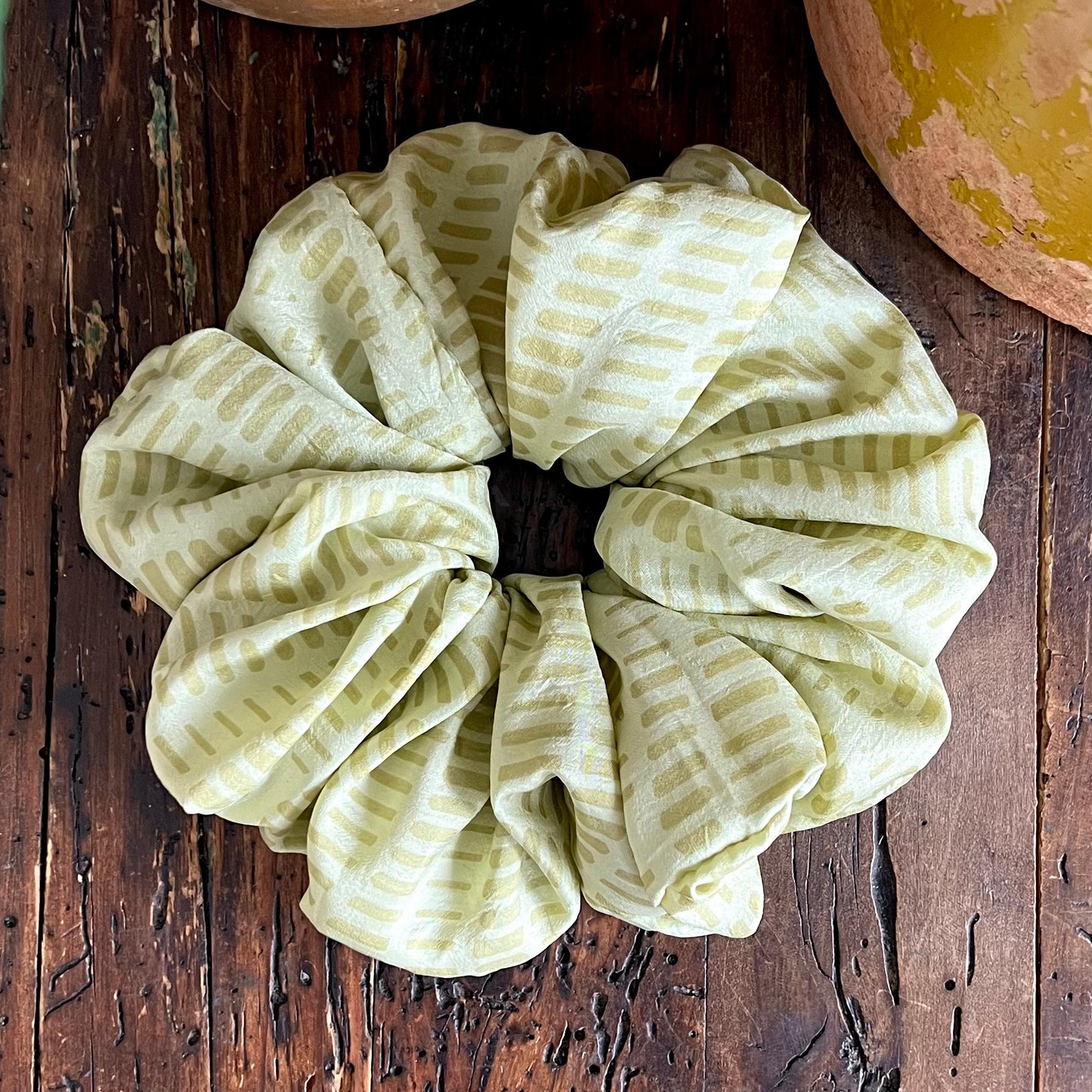 Silkestofs L - Grönt Äpple