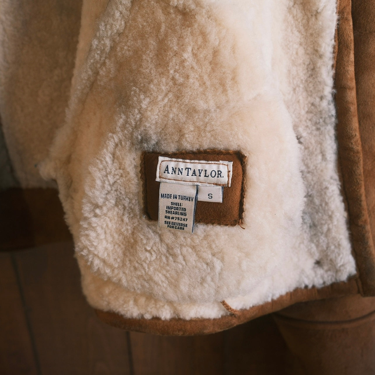 Shearling Jacka Kort