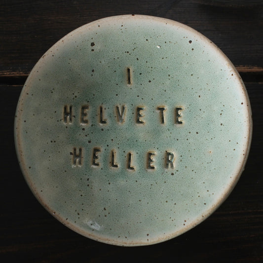 Budskapsfat ” I Helvete Heller” Tuttverket