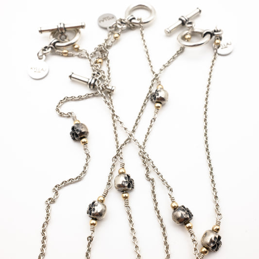 Keep Your Enemies Close - Skull Necklace