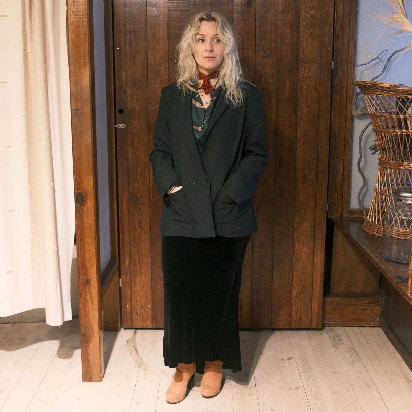 Svart Kavaj - Storlek 44