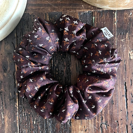 Silkestofs M - Mörkbrun