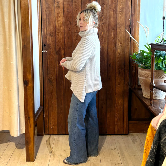 Stickad Tröja Rabens Saloner -Storlek S