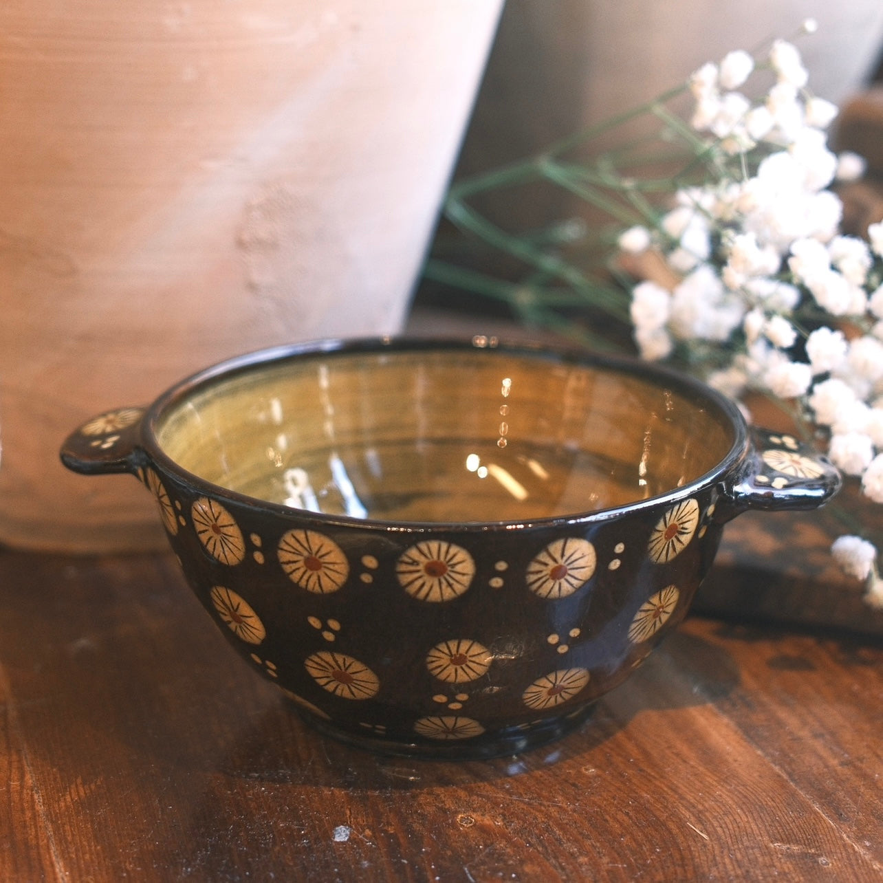 Keramikskål med Handtag