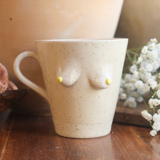 Tuttmugg Te Large Vita Blommor