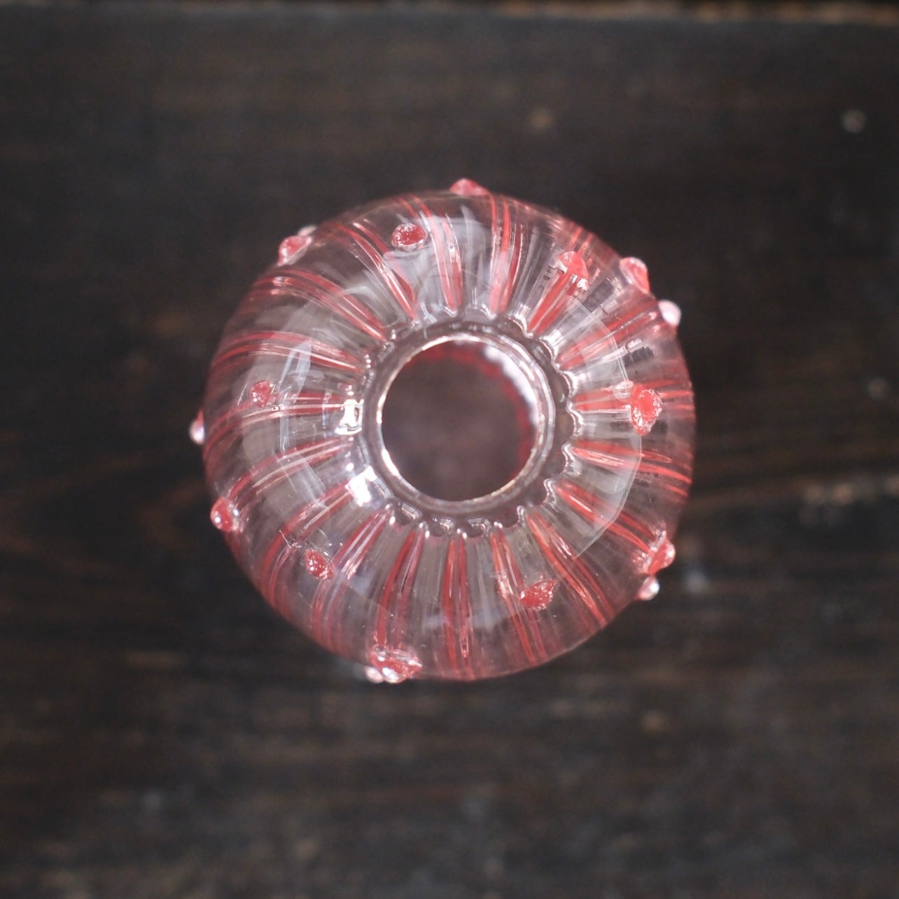 Munblåst Rosa Liten Glasvas