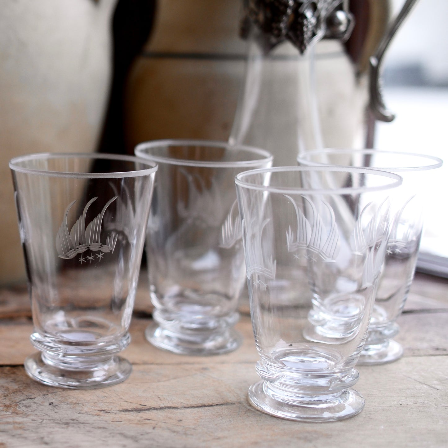 Vintage Glas ”Skeppet”