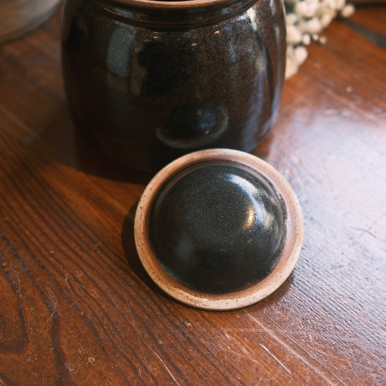 Keramik Burk med Lock