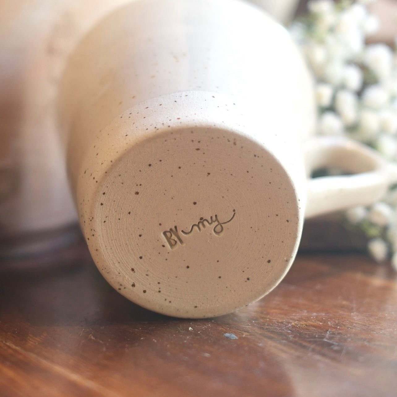 Tuttmugg Te Large Vita Blommor