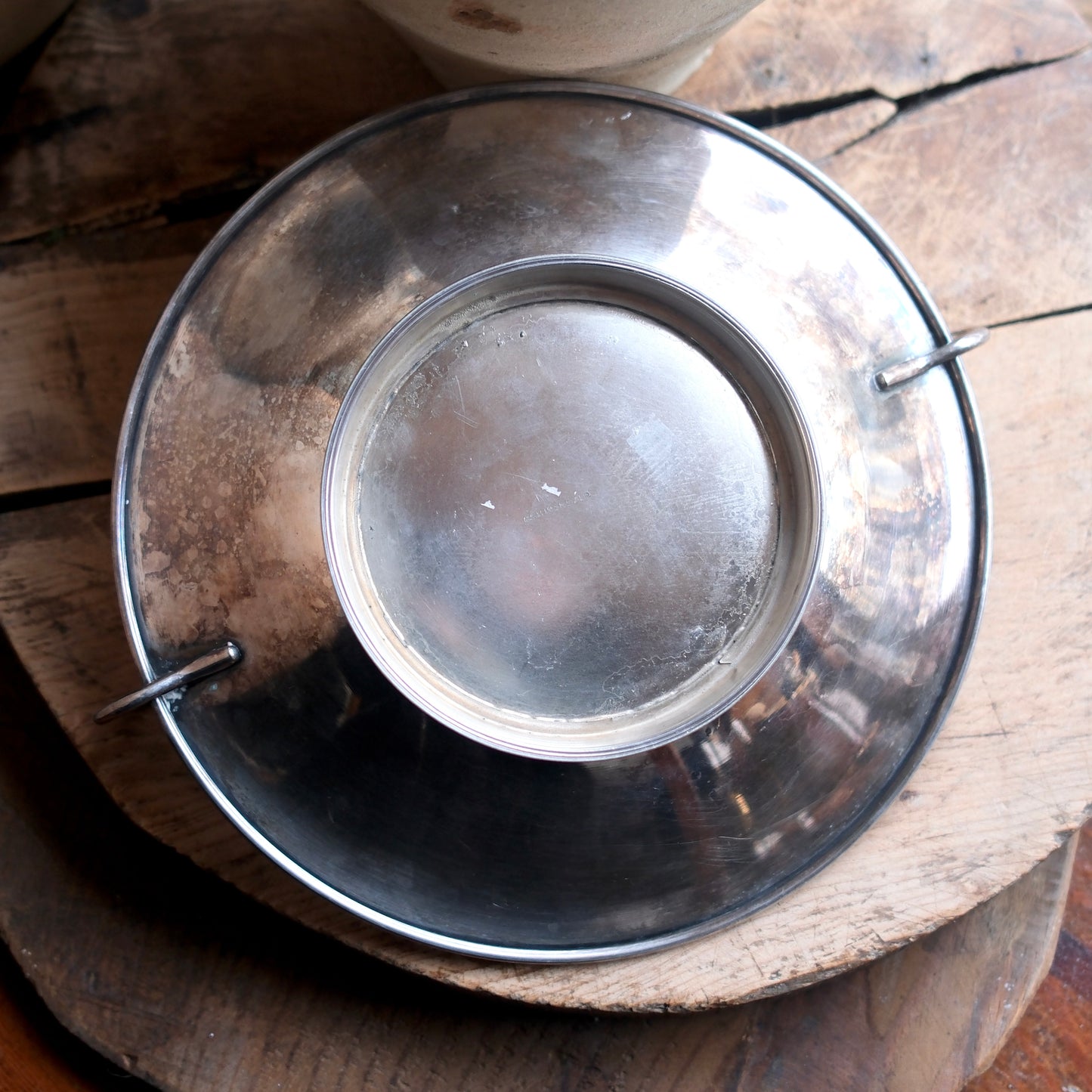 Silverskål med Handtag