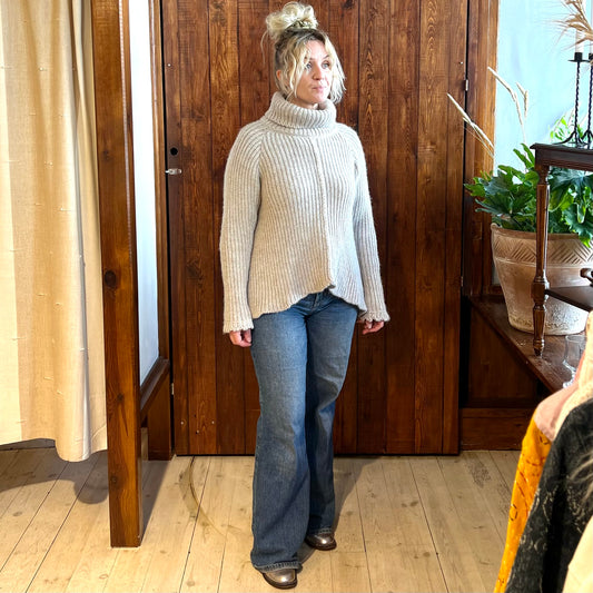 Stickad Tröja Rabens Saloner -Storlek S