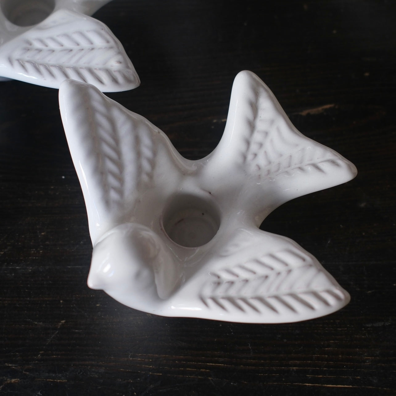 Fågelformad Ljusstake