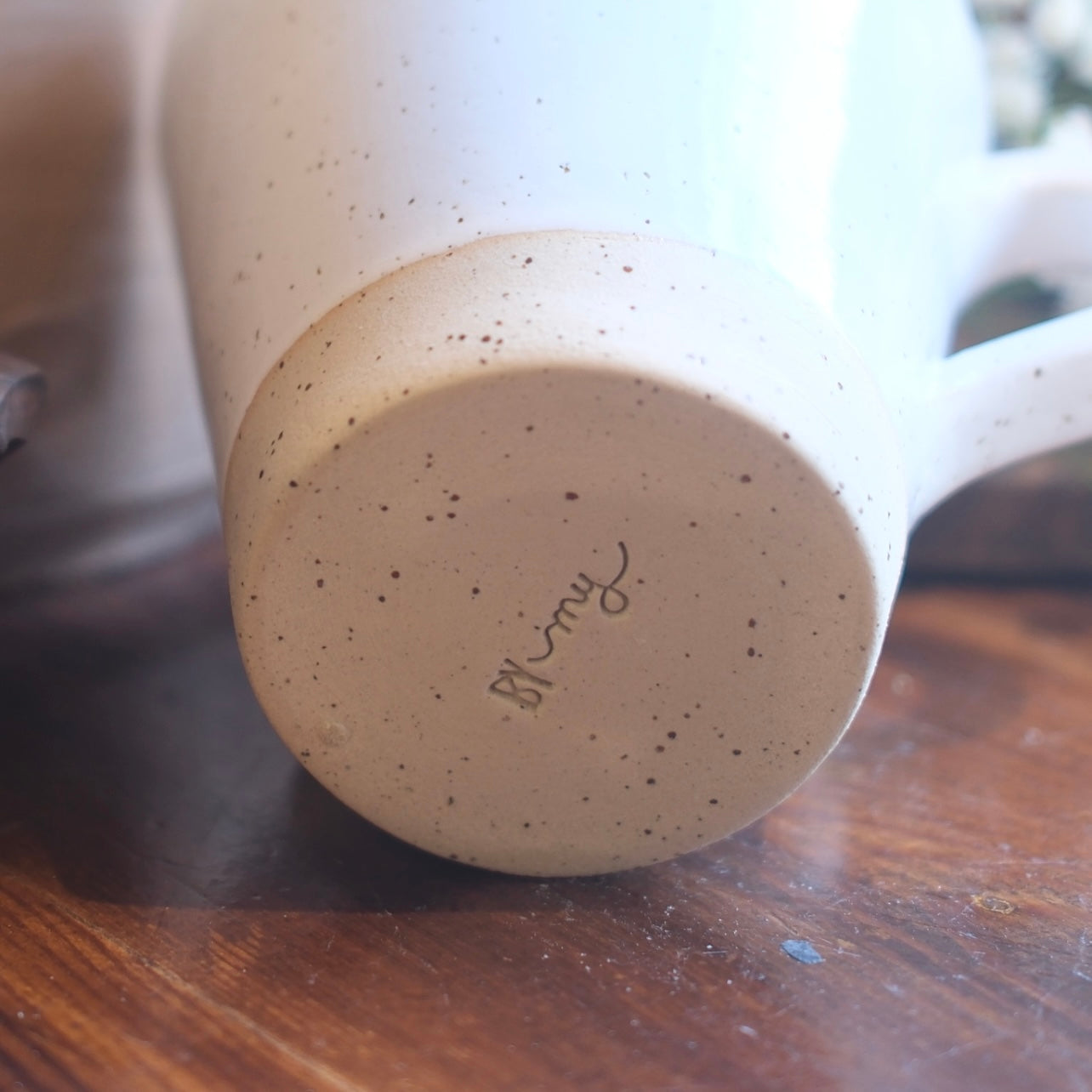 Tuttmugg Te Large - Vit Glasyr