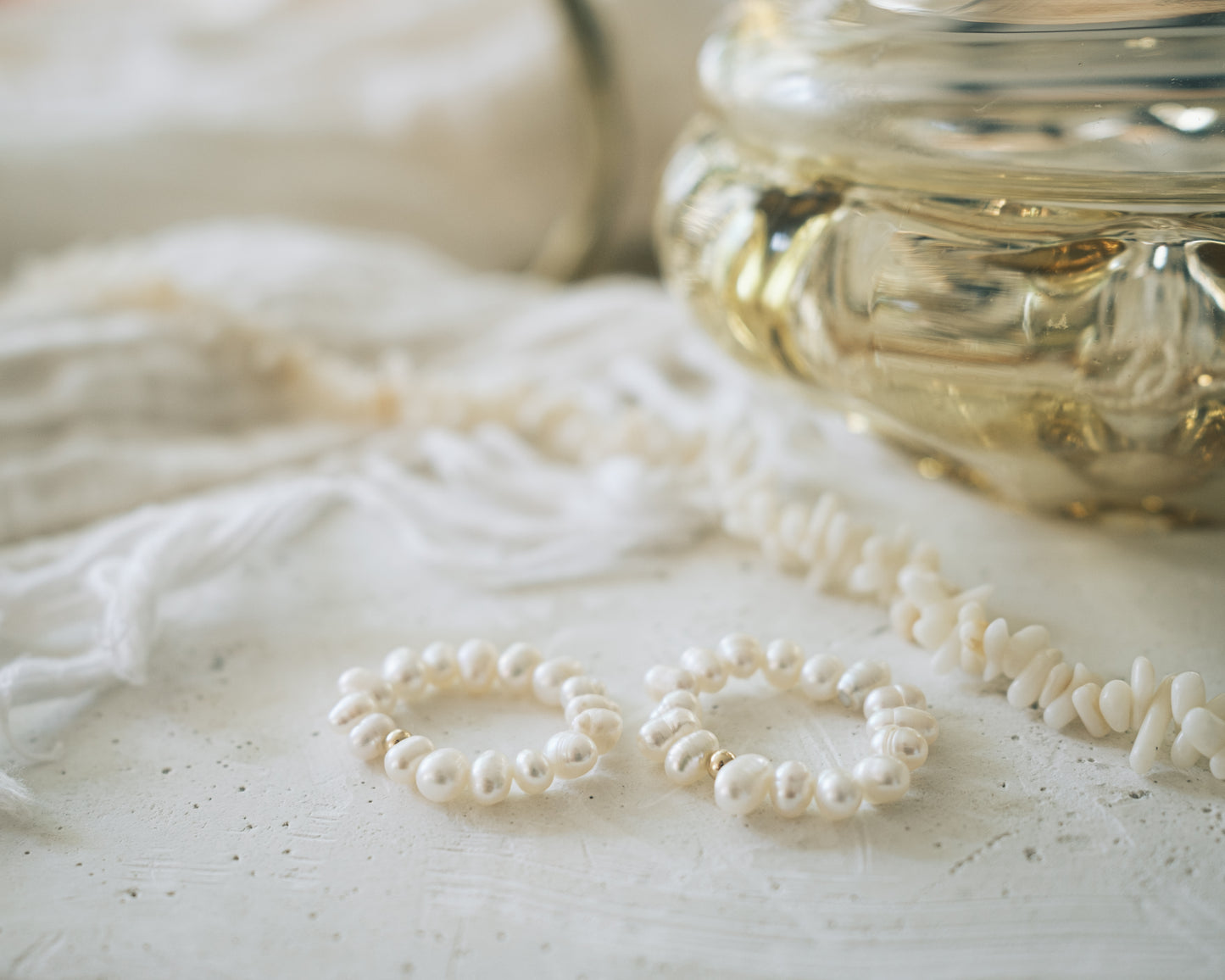 Ann - Vintage Pearl Ring