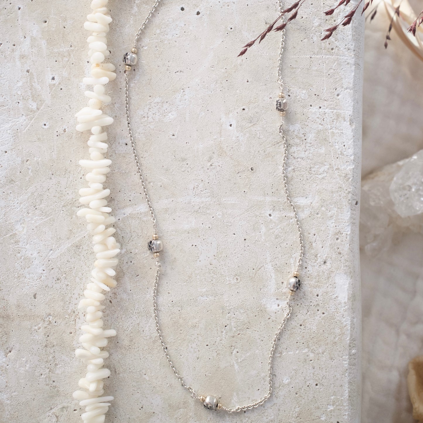 Keep Your Enemies Close - Skull Necklace