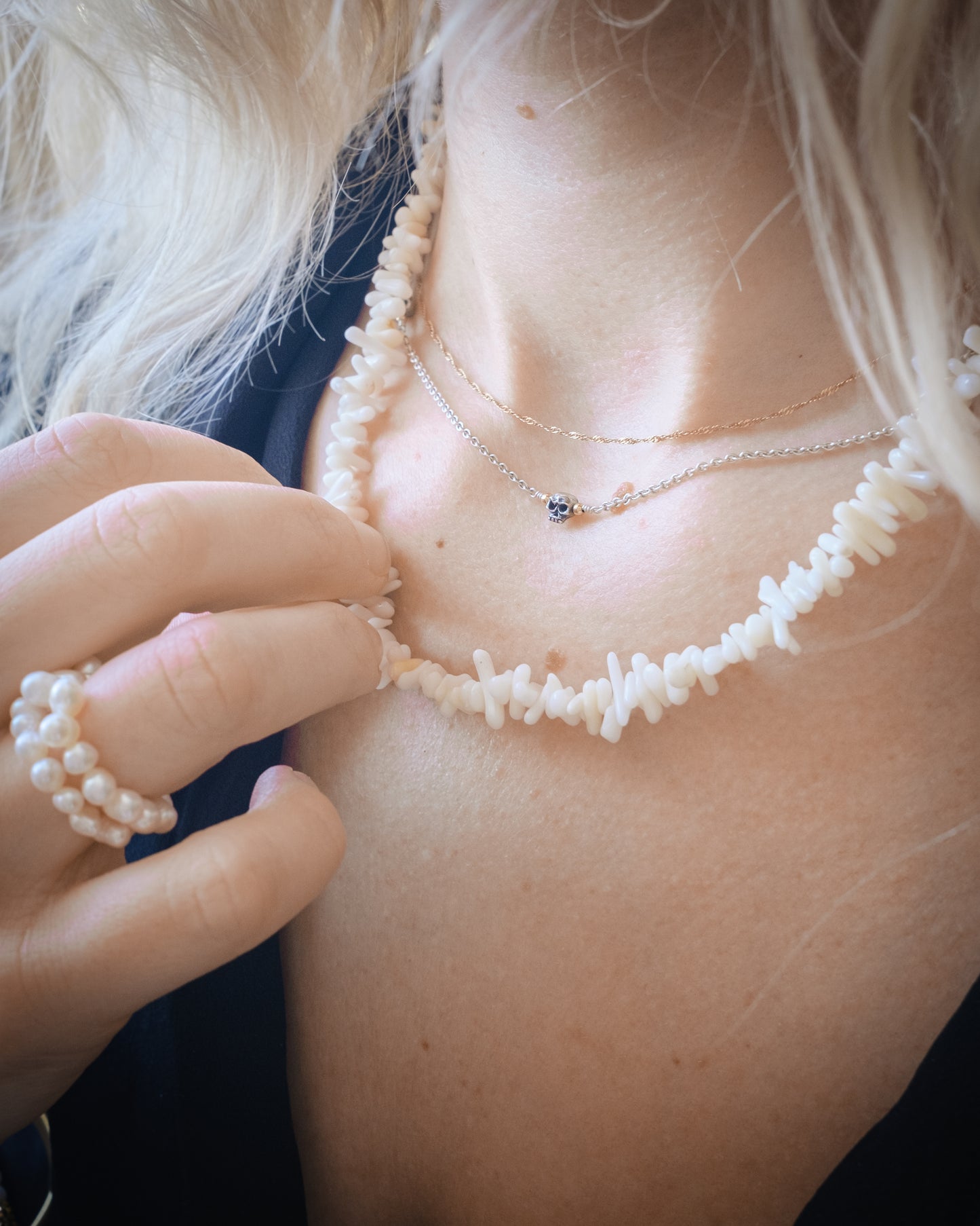 Keep Your Enemies Close - Skull Necklace