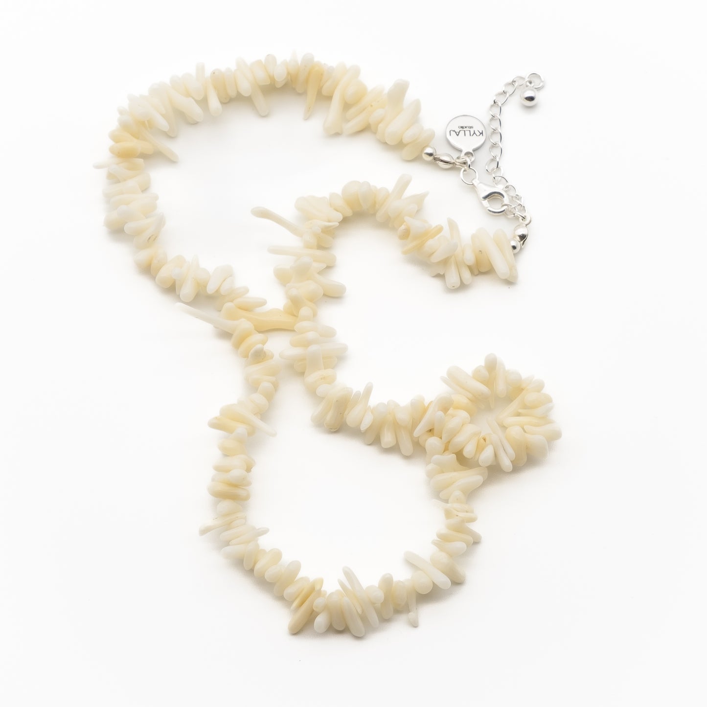 Alex - Vintage Pearl Necklace Silver